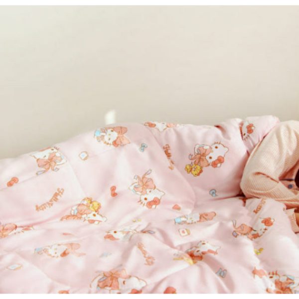 NARA HOME DECO X Sanrio - New Ribbon Hello Kitty Blanket Online Hot Sale - Image 4