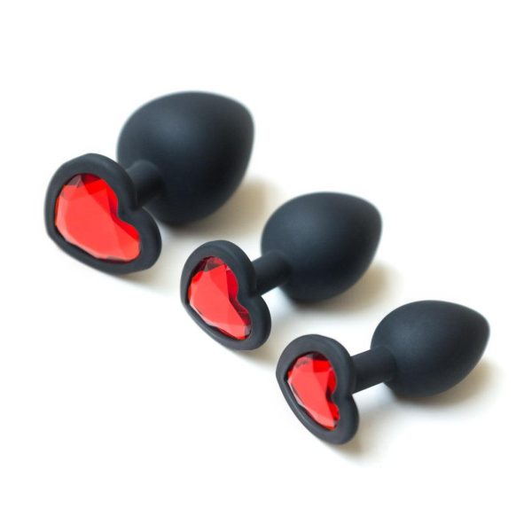 Heart Gem Silicone Anal Trainer Kit Online Sale