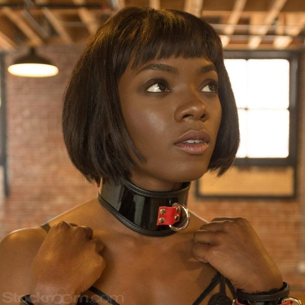 Firecracker Patent Leather Posture Collar® Online Sale