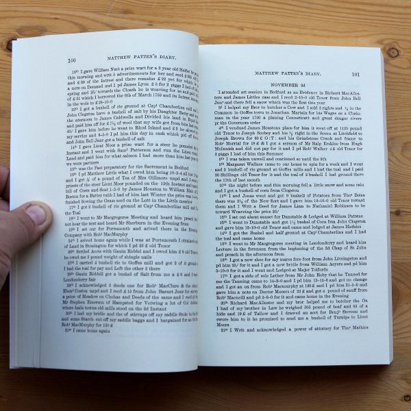 Diary of Matthew Patten Supply - Image 4